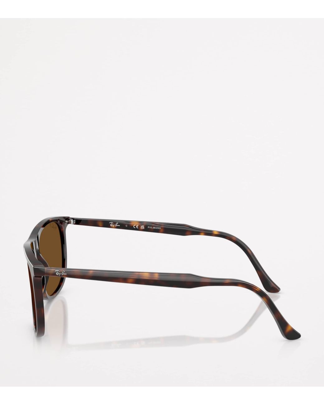 Ray-Ban Brown Rb2216 Rectangle Sunglasses