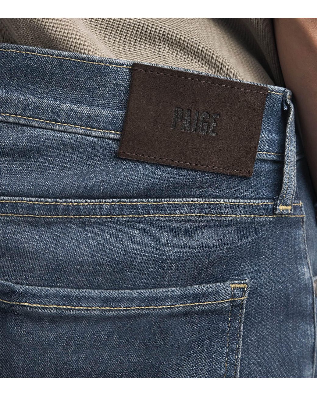 PAIGE Blue Federal Slim Jeans for men