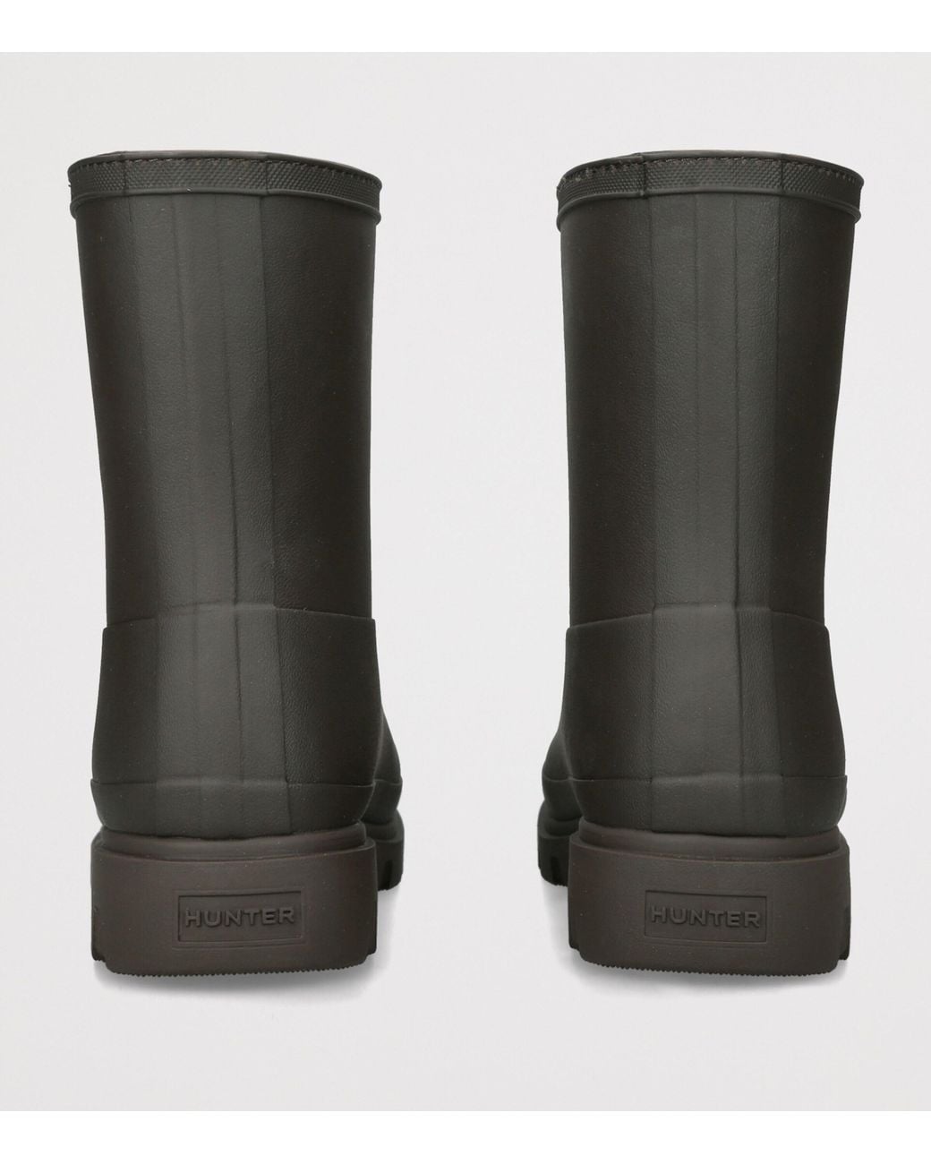 Hunter Black Insulated Downpour Short Wellington Boots