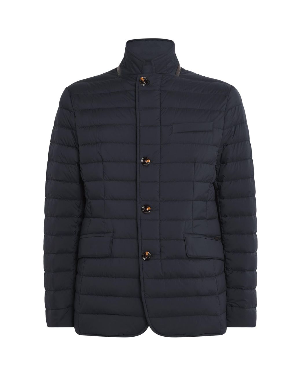 Moorer Blue Quilted Zavyer Jacket for men