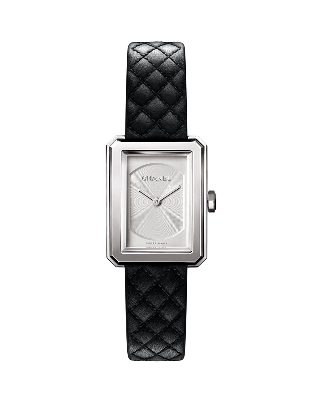 Chanel White Small Steel Boy·Friend Watch