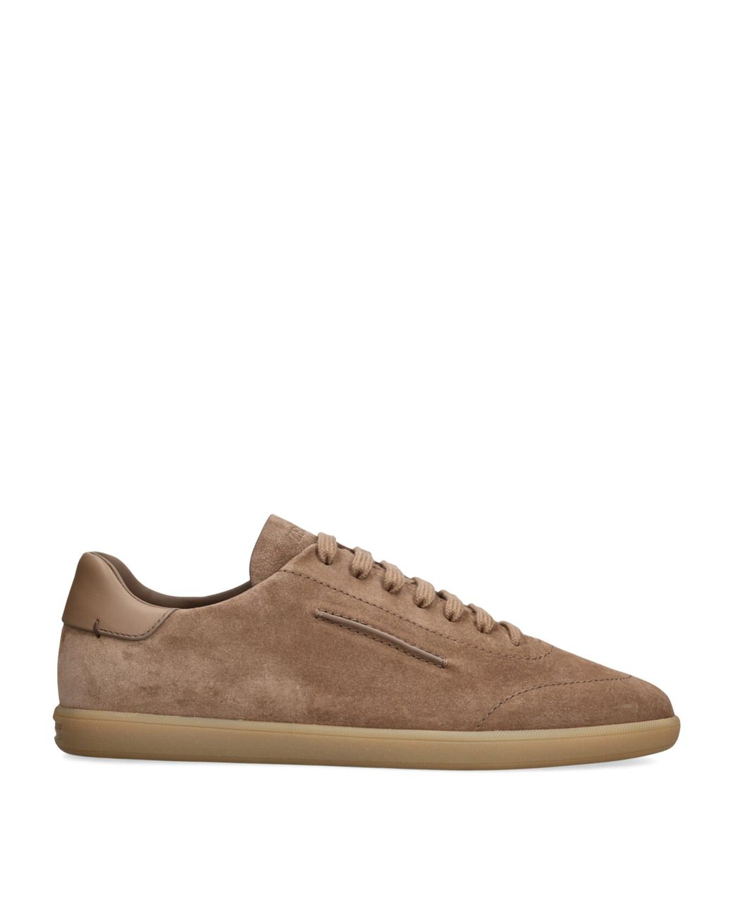 Zegna Brown Suede 232 Sneakers for men