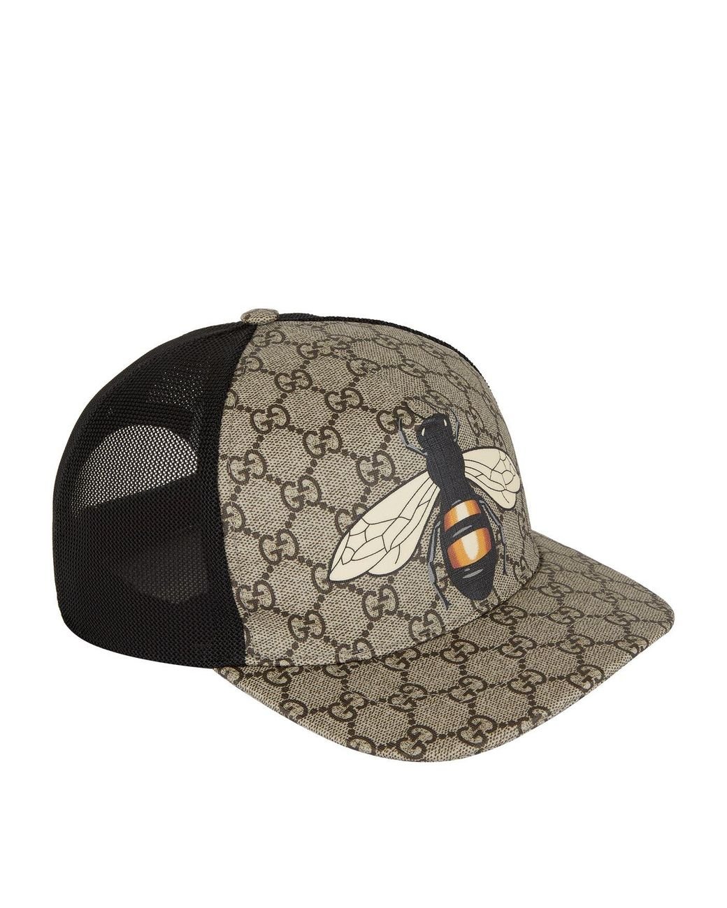 Gucci GG Supreme Bee Cap for Men