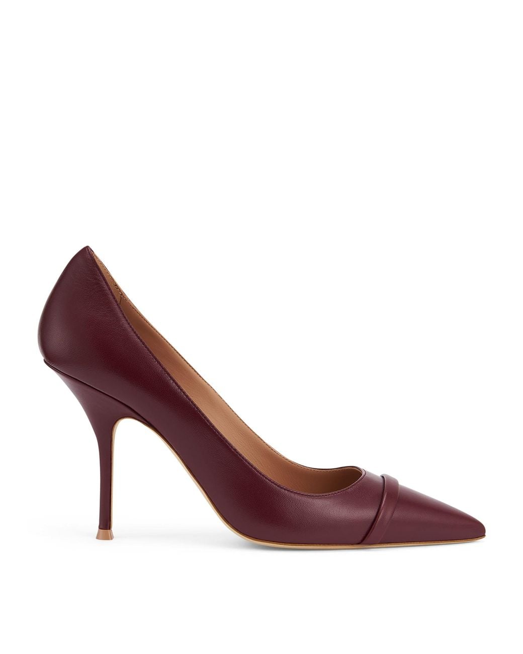 Malone Souliers Purple Nappa Leather Nova Pumps 90