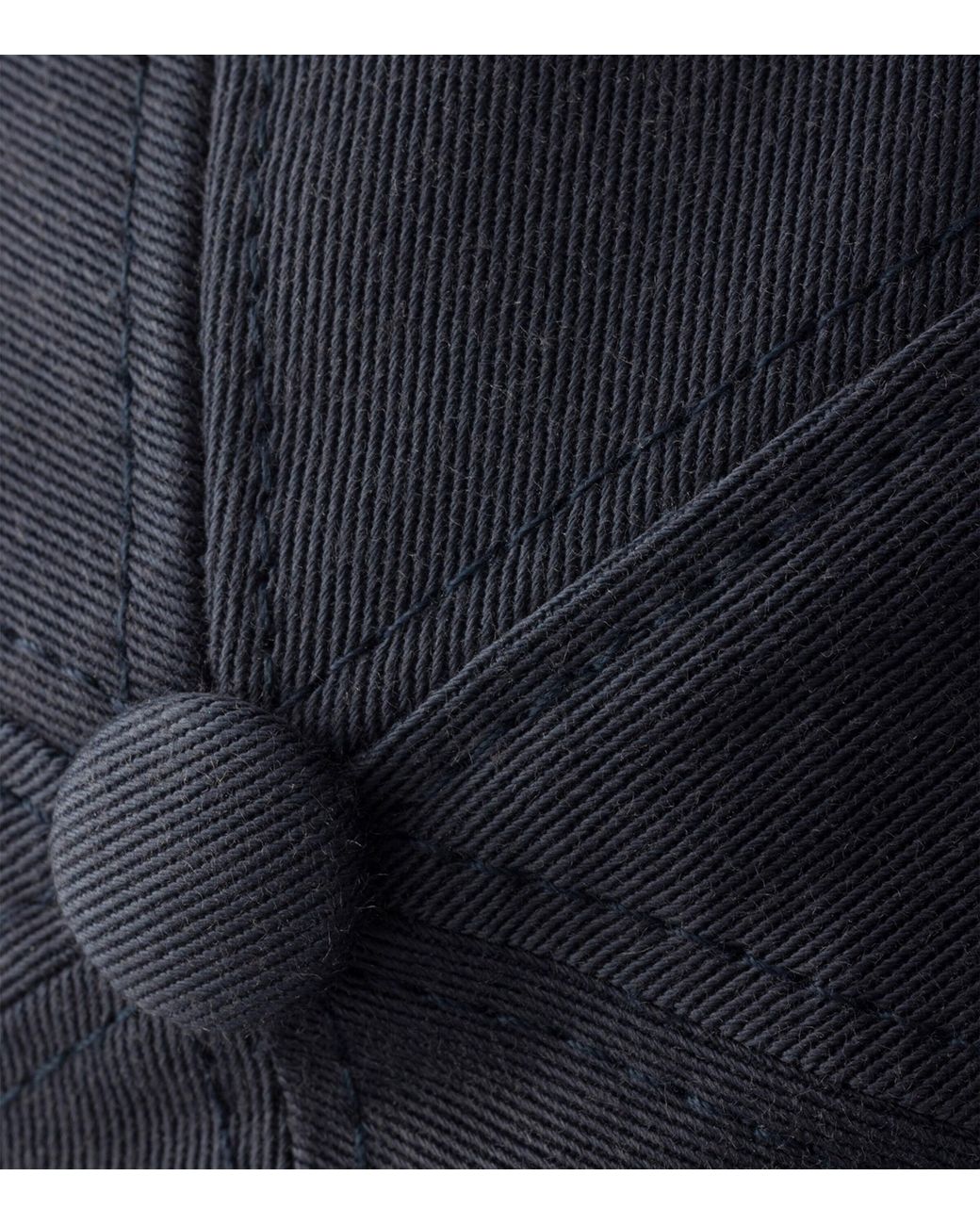 Prada Blue Cotton Gabardine Embroidered Baseball Cap for men