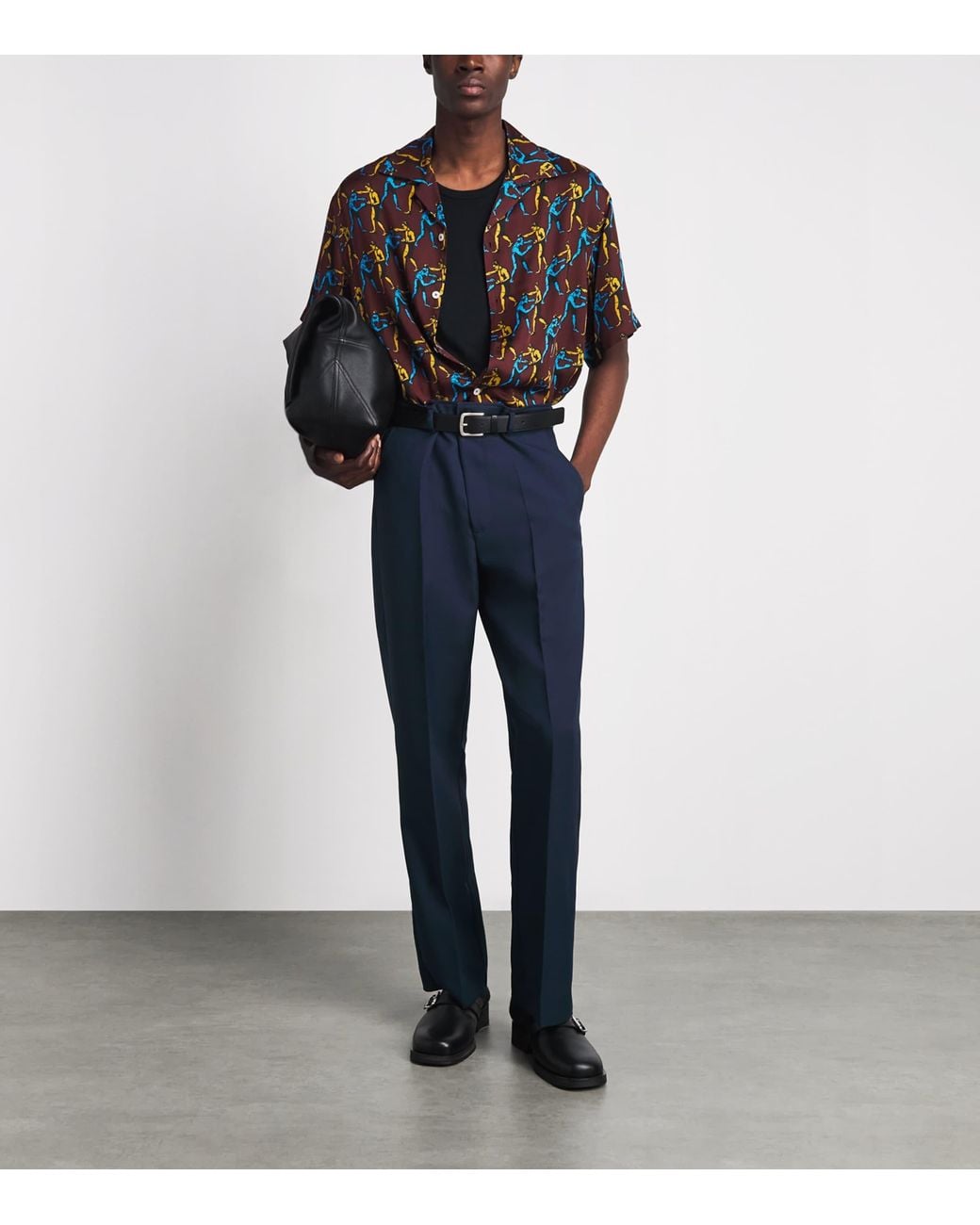 Drole de Monsieur Blue Tailored Trousers for men