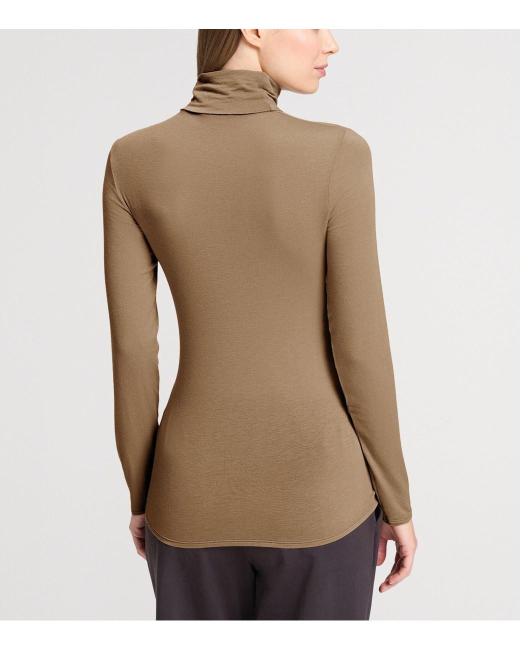 Hanro Natural Ultralight Wool High-Neck Top