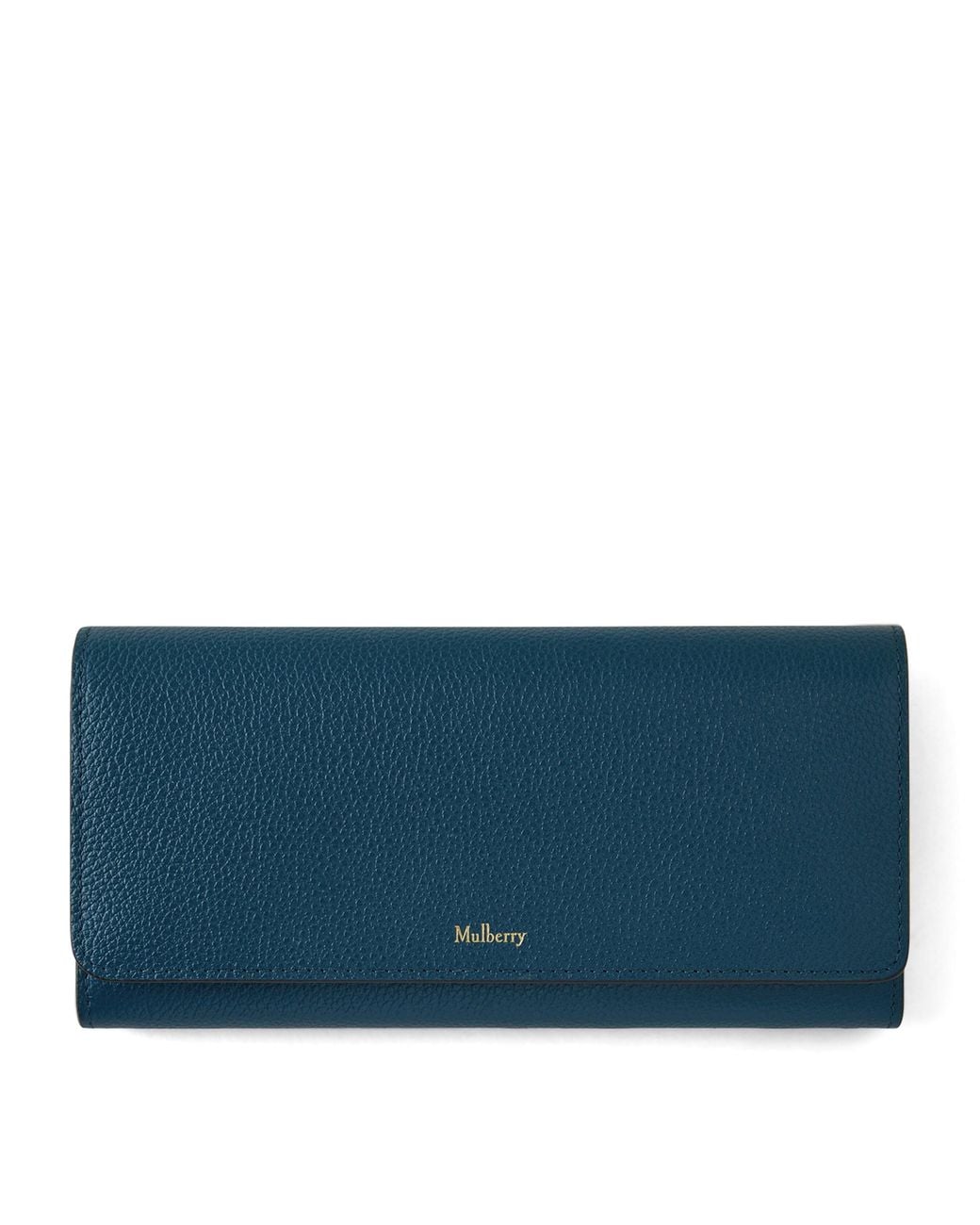Mulberry Blue Leather Continental Wallet