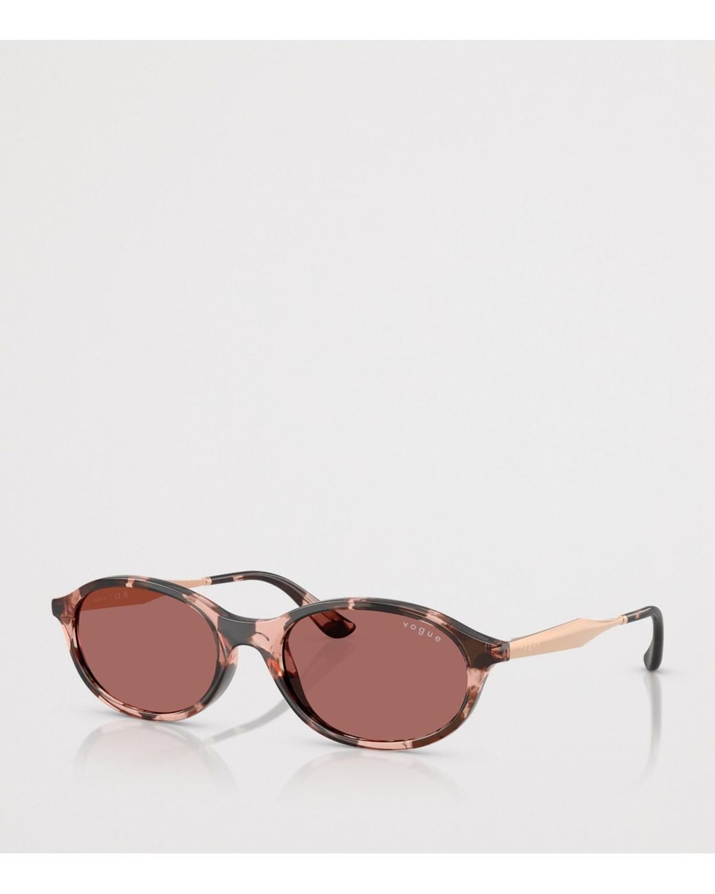 Vogue Pink Oval Sunglasses
