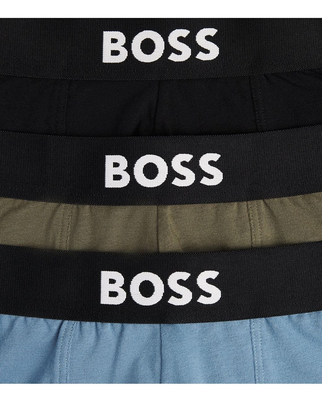 Boss Black Stretch-Cotton One Trunks for men
