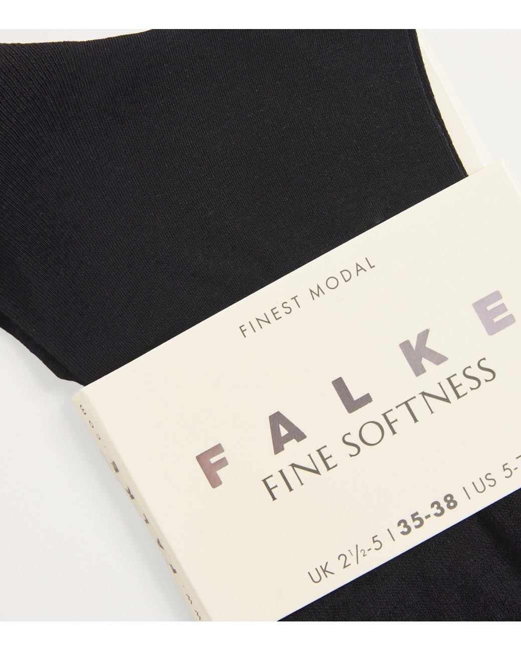 Falke Black Fine Softness Socks
