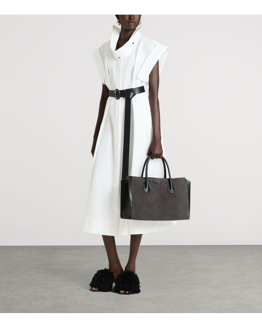 Givenchy Black Medium Antigona Catchall Top-Handle Bag