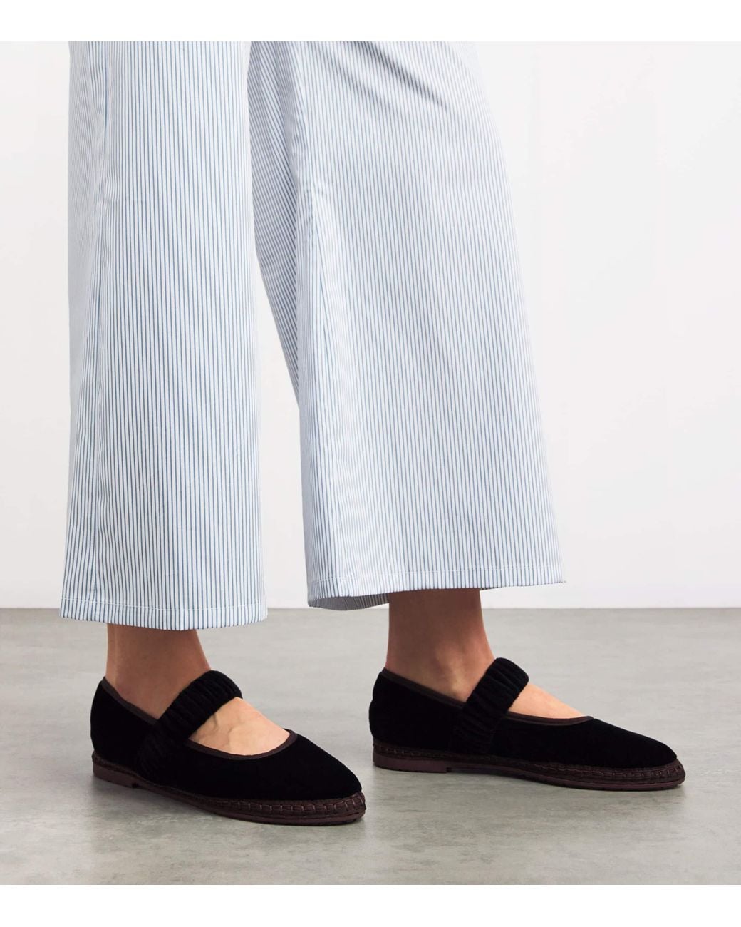 Flabelus Black Velvet Mafalda Espadrilles