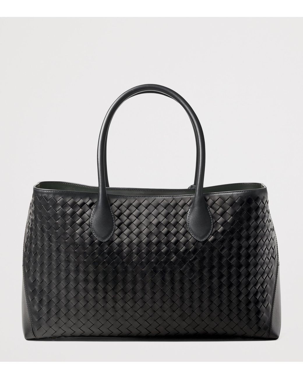 Aspinal Black Leather London Tote Bag