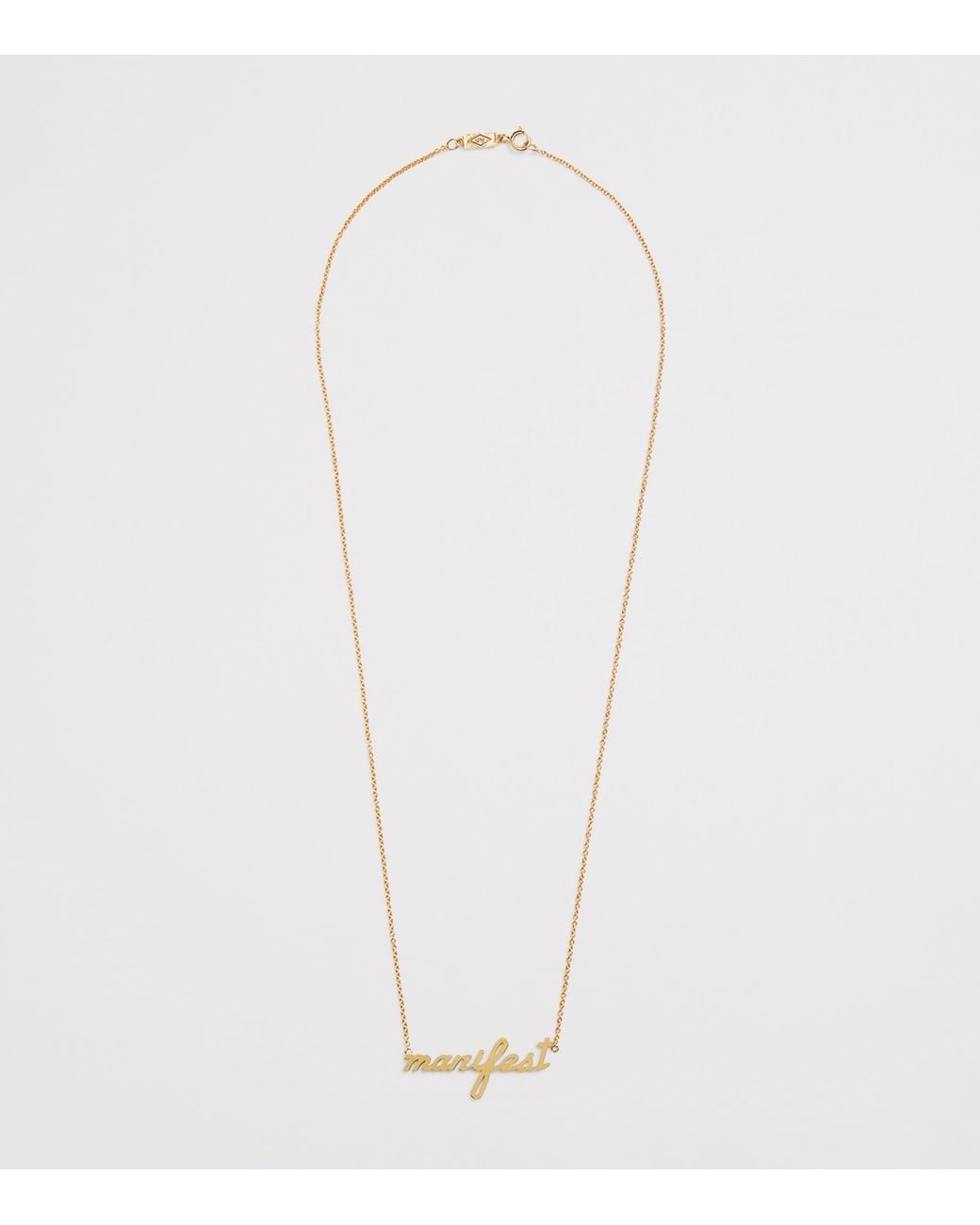 Jennifer Meyer Metallic Manifest Necklace