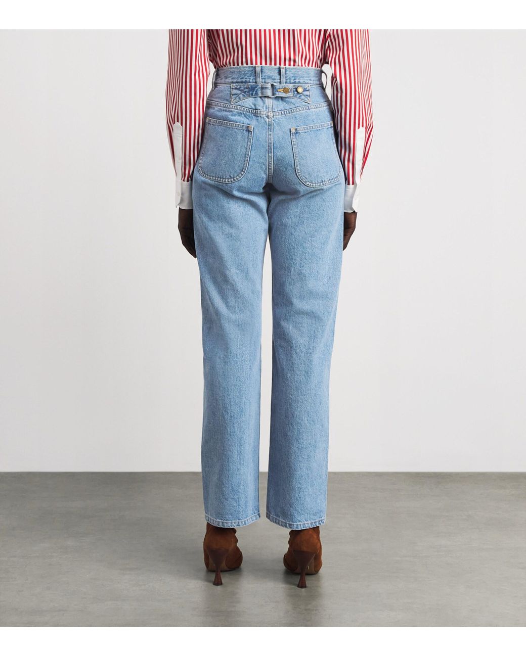 Thom Browne Blue Straight Jeans