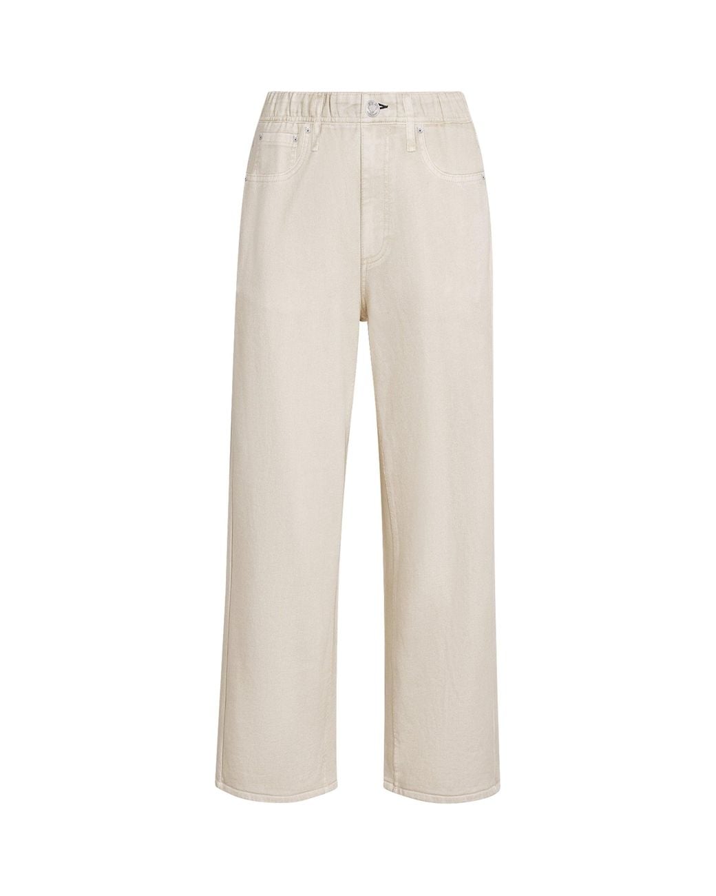 Rag & Bone Natural Miramar Wide-Leg Trousers