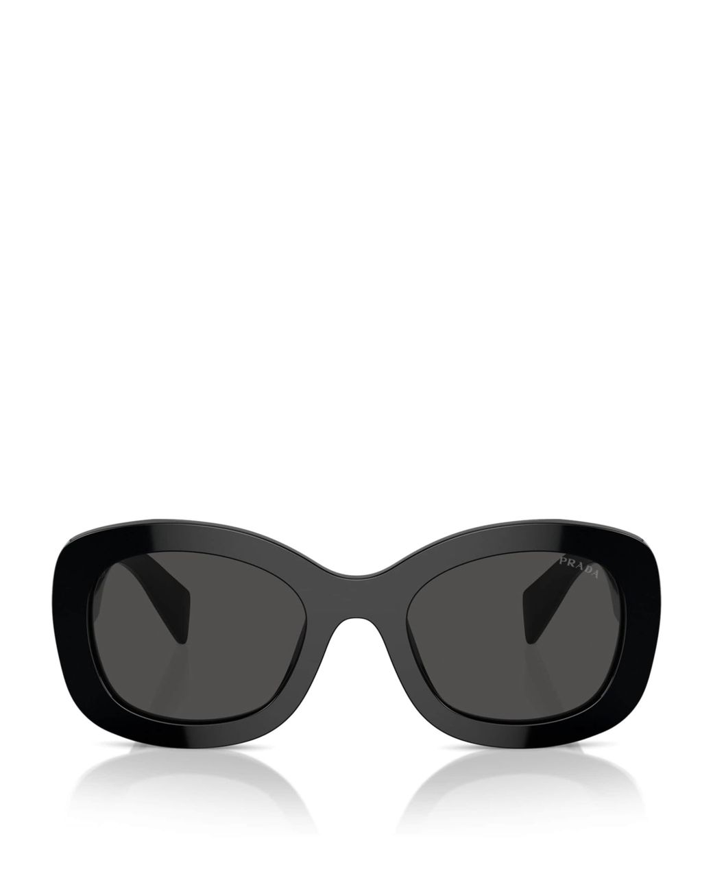 Prada Titanium Pra13S Sunglasses in Black Lyst UK