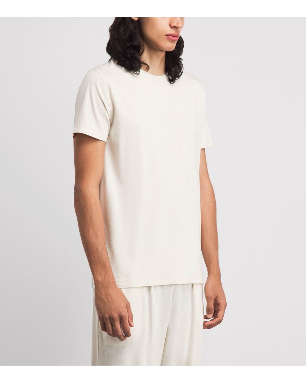 Derek Rose White Basel Lounge T-Shirt for men
