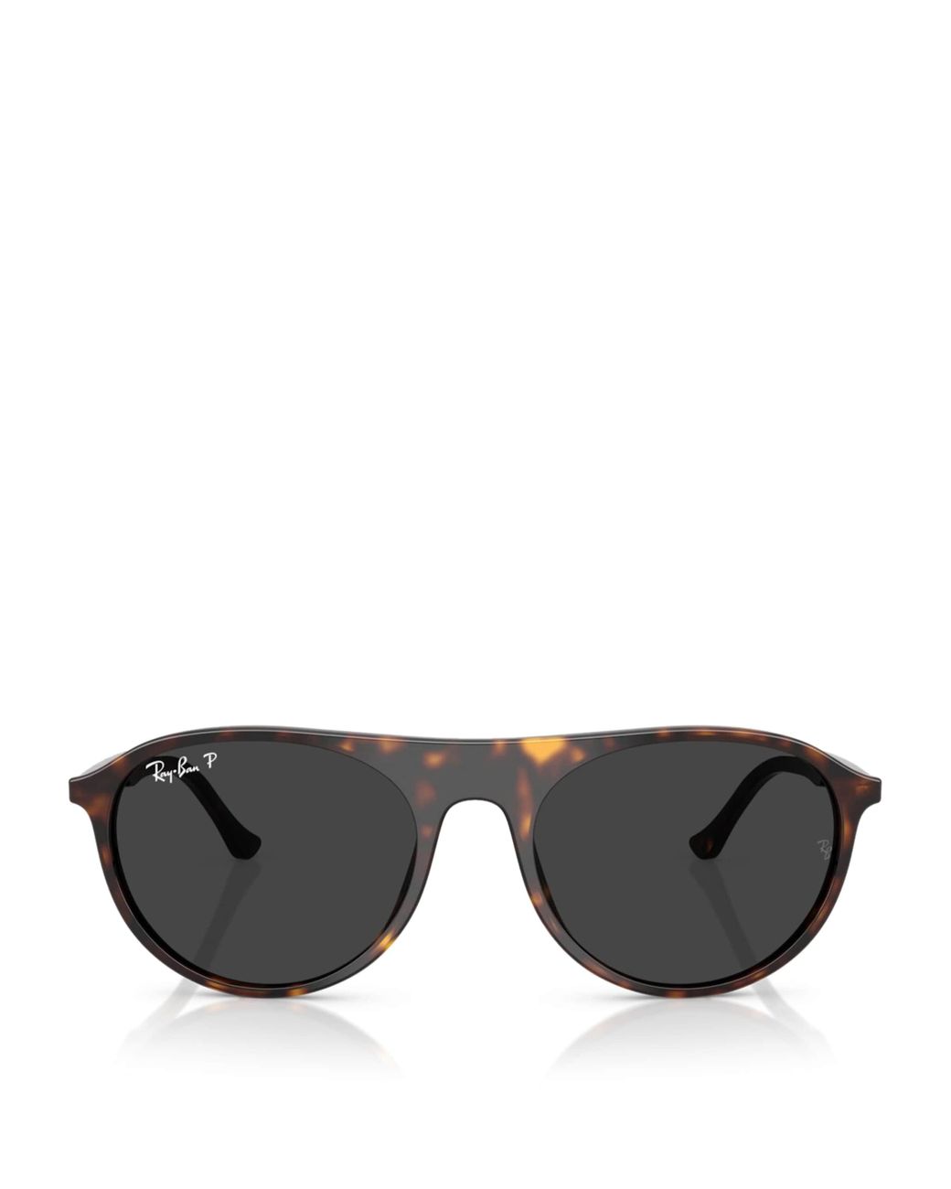 Ray-Ban Black Rb2215 Rounded Square Sunglasses