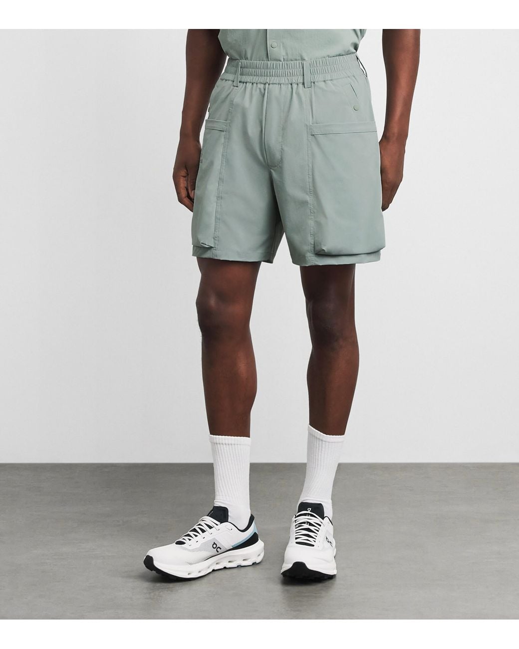 Malbon Blue Division Water-Resistant Shorts for men