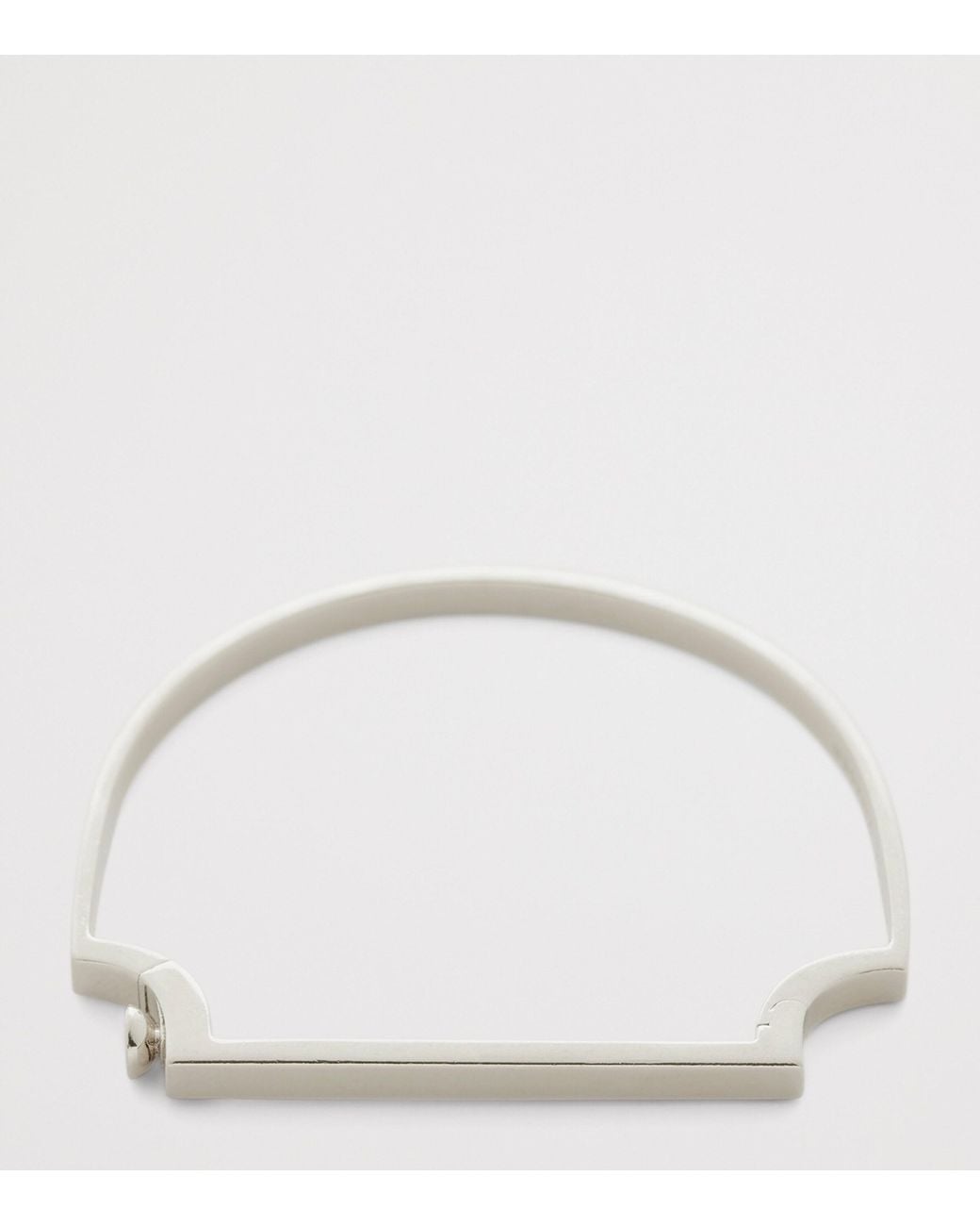Monica Vinader Metallic Sterling Signature Bangle for men
