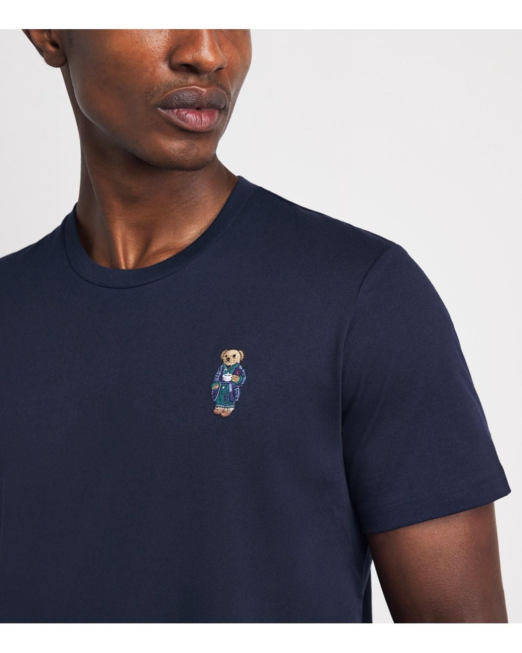 Polo Ralph Lauren Blue Cotton Polo Bear Short-Sleeve Pyjama Set for men
