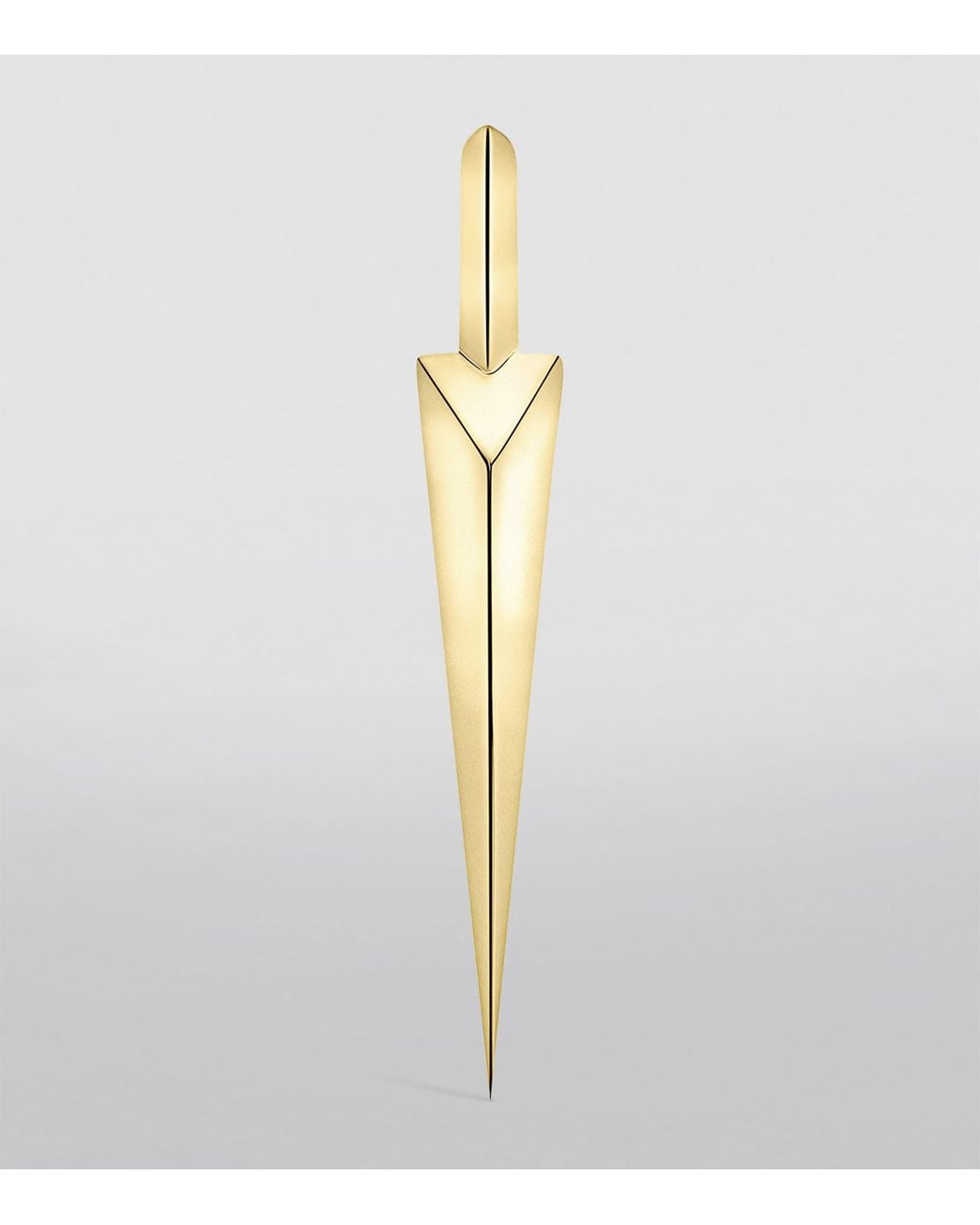 Maria Tash Metallic Faceted Grand Spike Hoop Earring