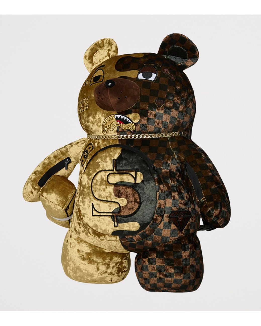 Sprayground Metallic Moneybear Backpack