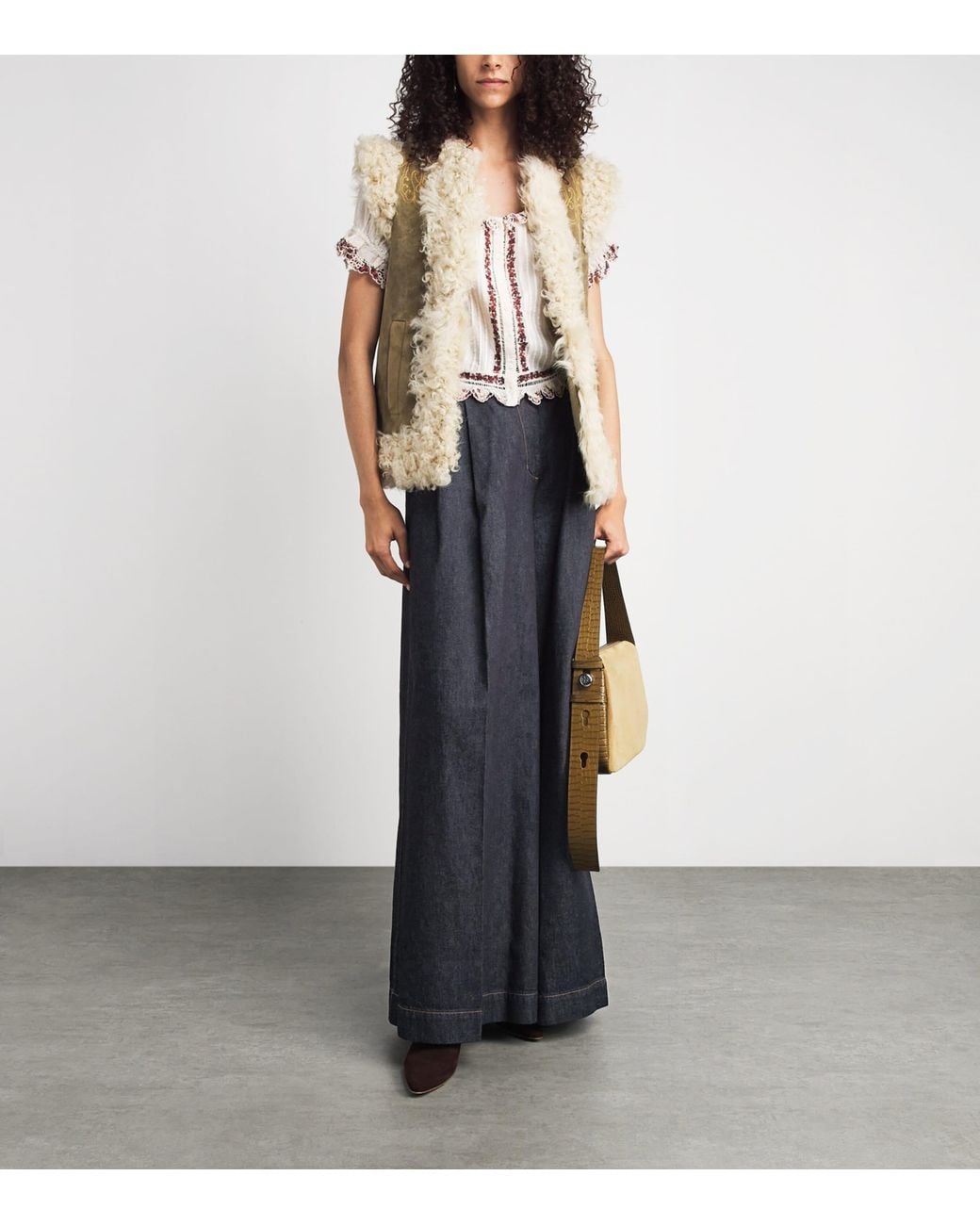 Zimmermann Blue Valiant Flared Jeans