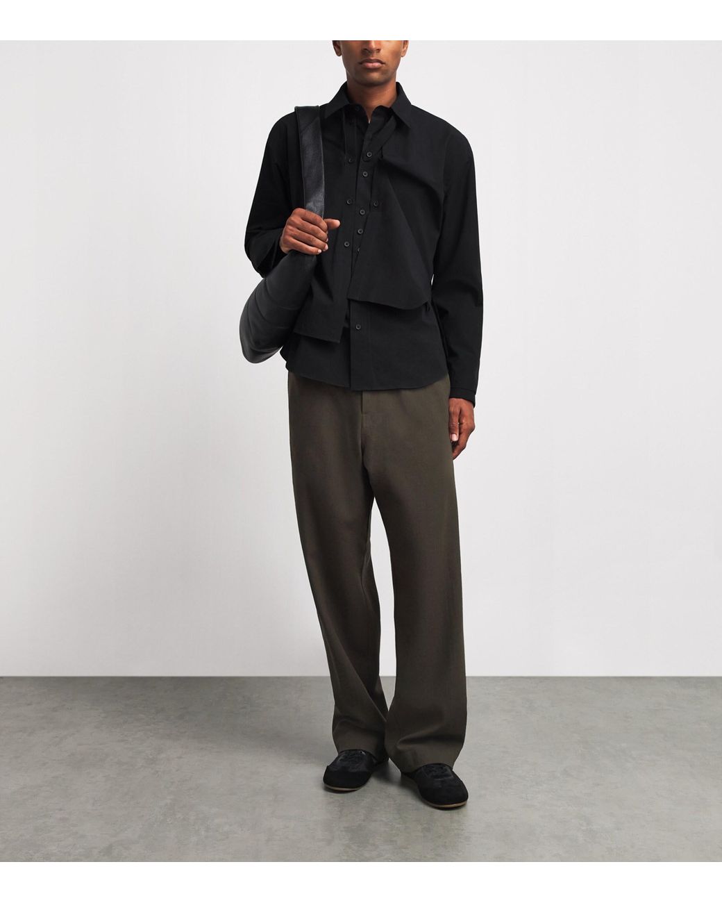 Craig Green Gray Cotton Utility Trousers for men
