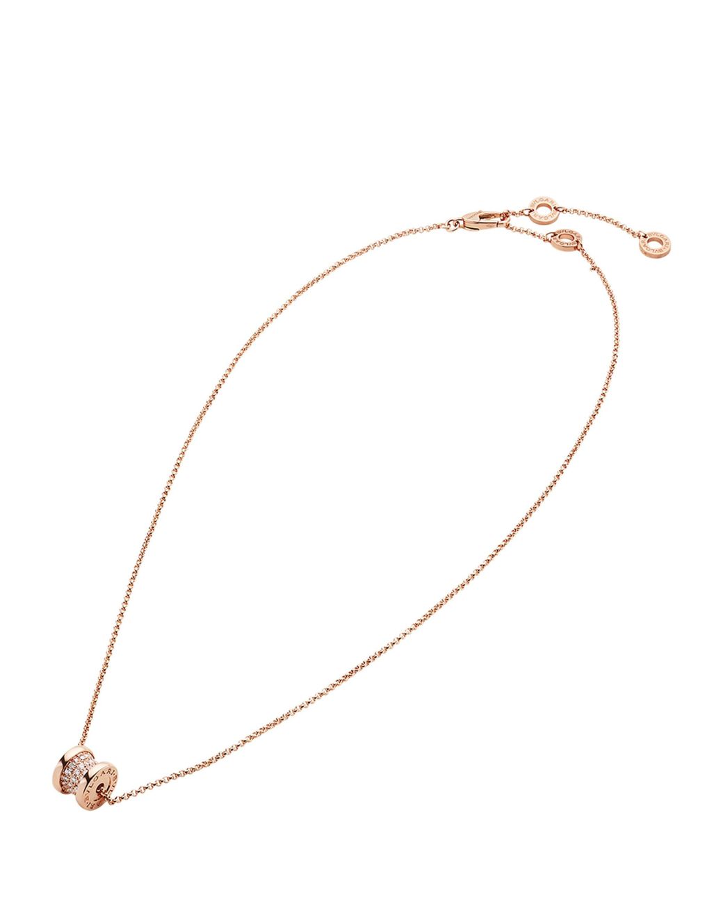 BVLGARI White And Diamond B.Zero1 Necklace