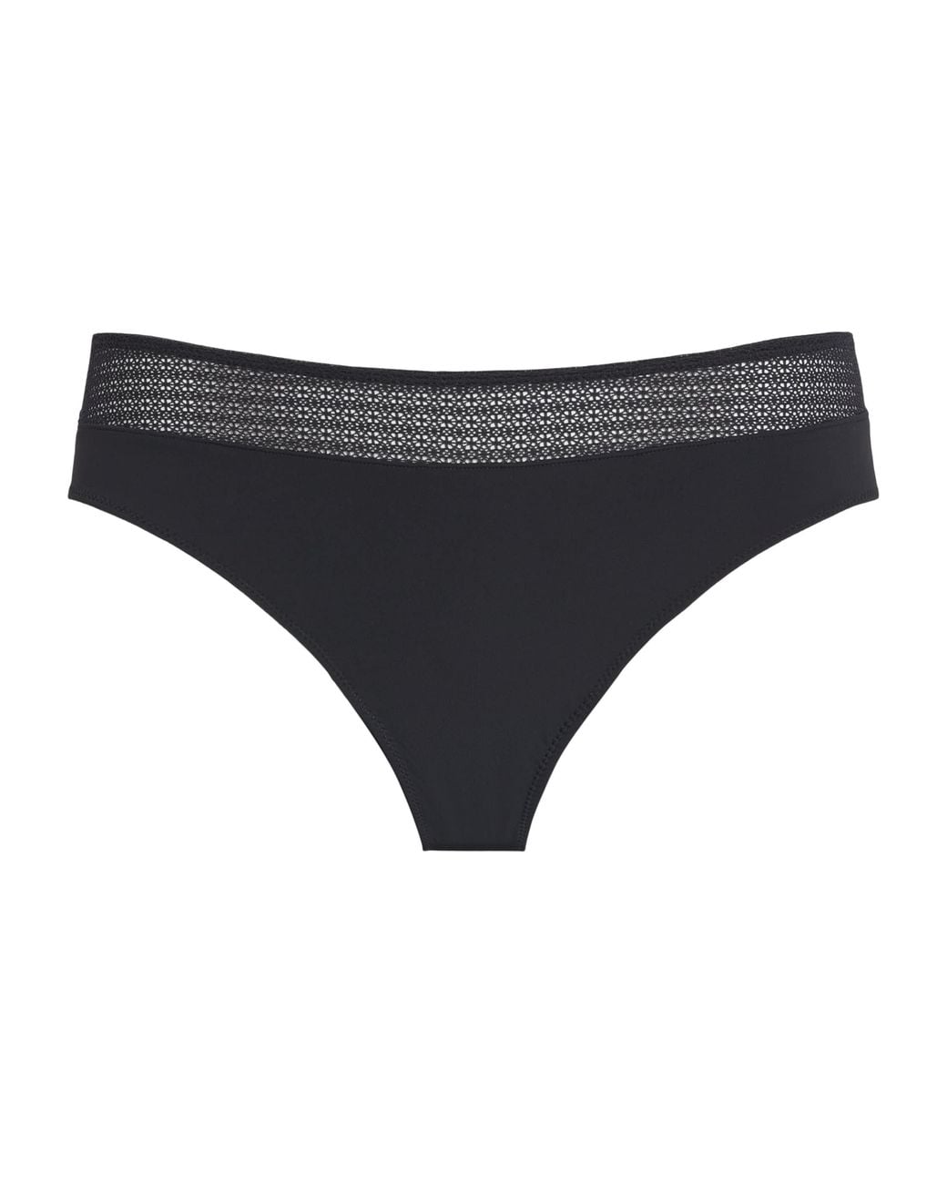 Wolford Black Geo Lace Bikini Briefs