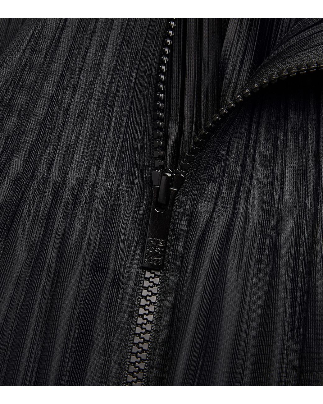 Pleats Please Issey Miyake Black Fluffy Basics Jacket