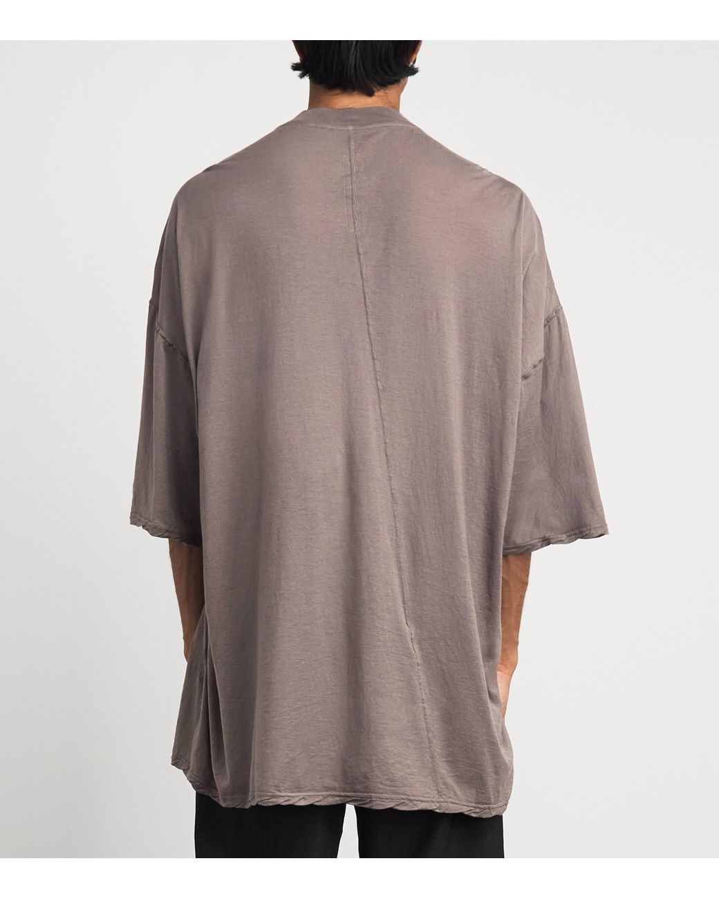 Rick Owens Brown Cotton Tommy T-Shirt for men