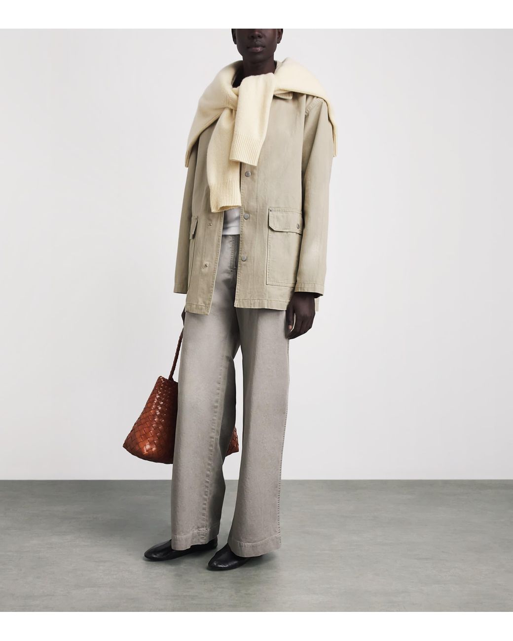 Still Here Natural Cotton Barn Jacket