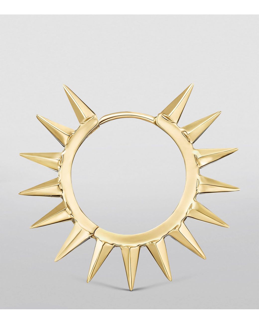 Maria Tash Metallic Metal Mohawk Hoop Earring