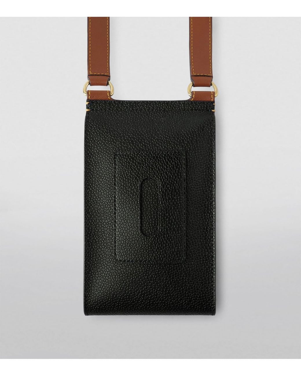 Mulberry Brown Leather Mini Antony Pouch for men