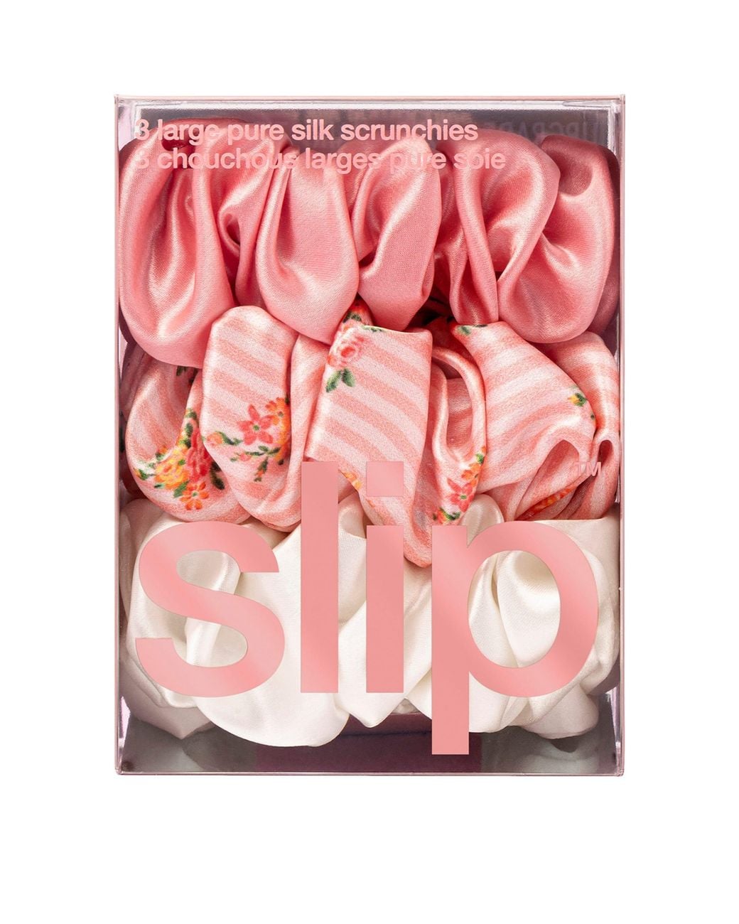 Slip Pink Pure Silk Scrunchies