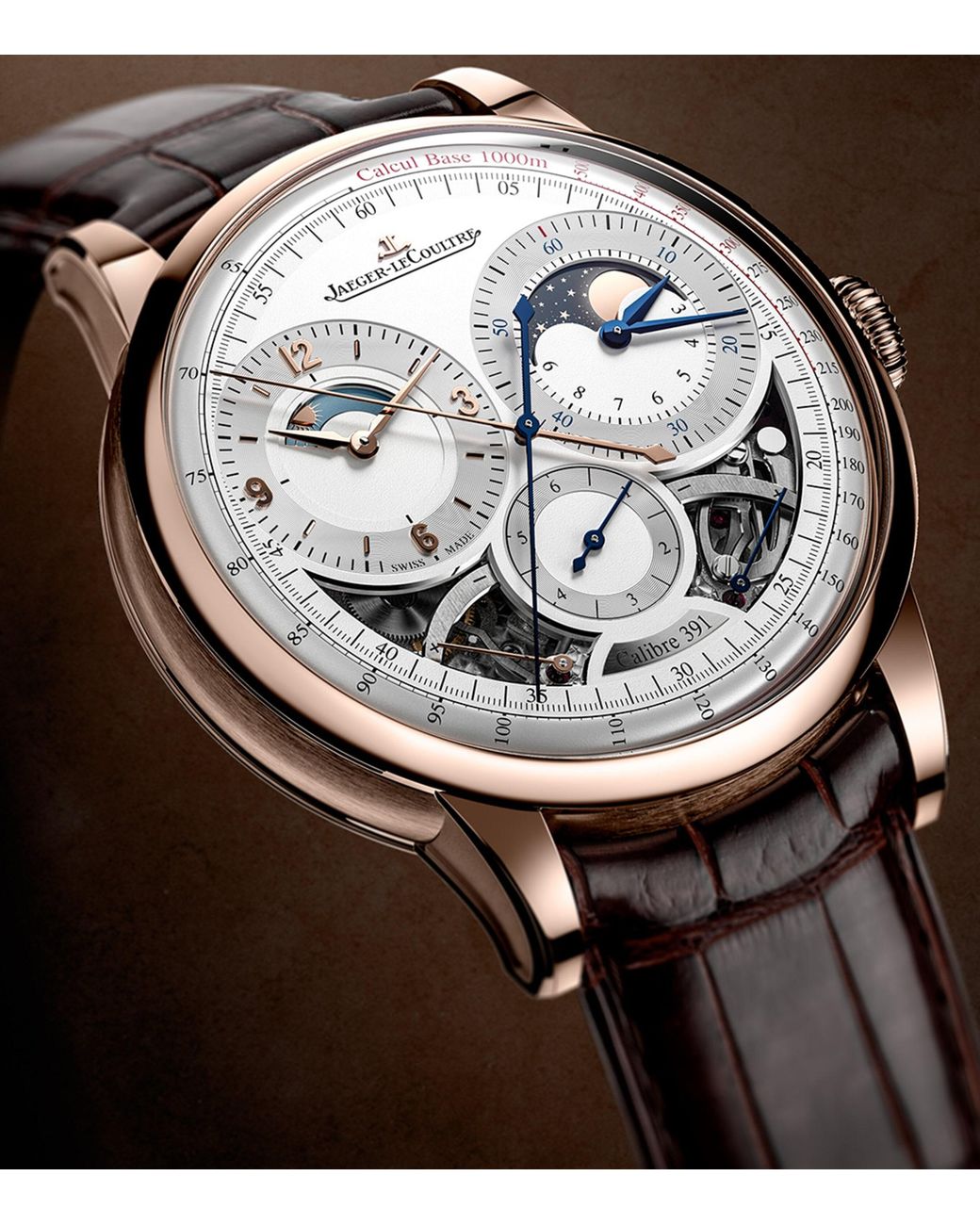 Jaeger-lecoultre Gray Duometre Chronograph Moon Watch for men