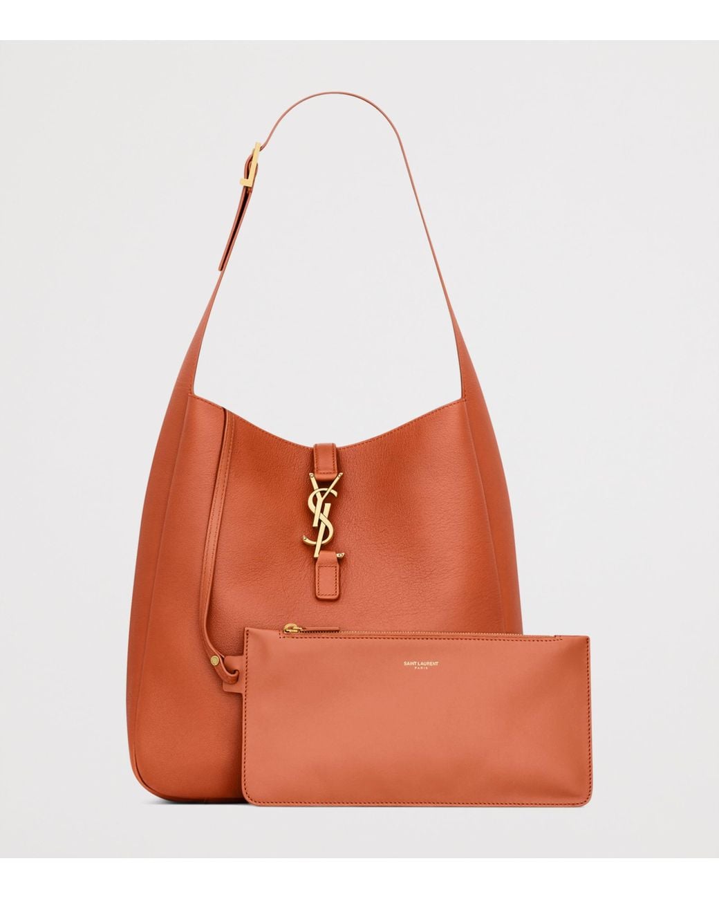 Saint Laurent Brown Large Le 5 À 7 Shoulder Bag