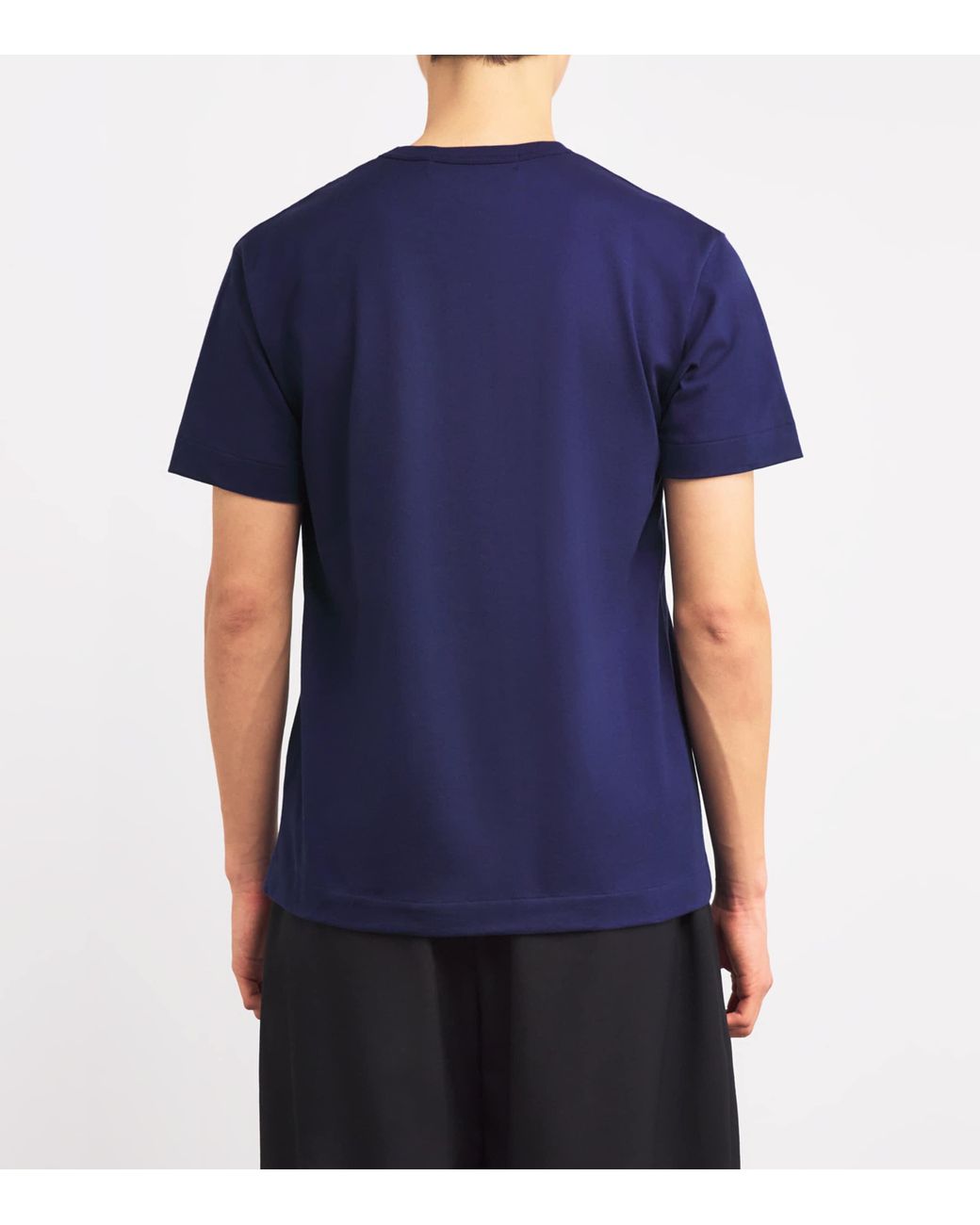 COMME DES GARÇONS PLAY Blue Heart Logo T-Shirt for men