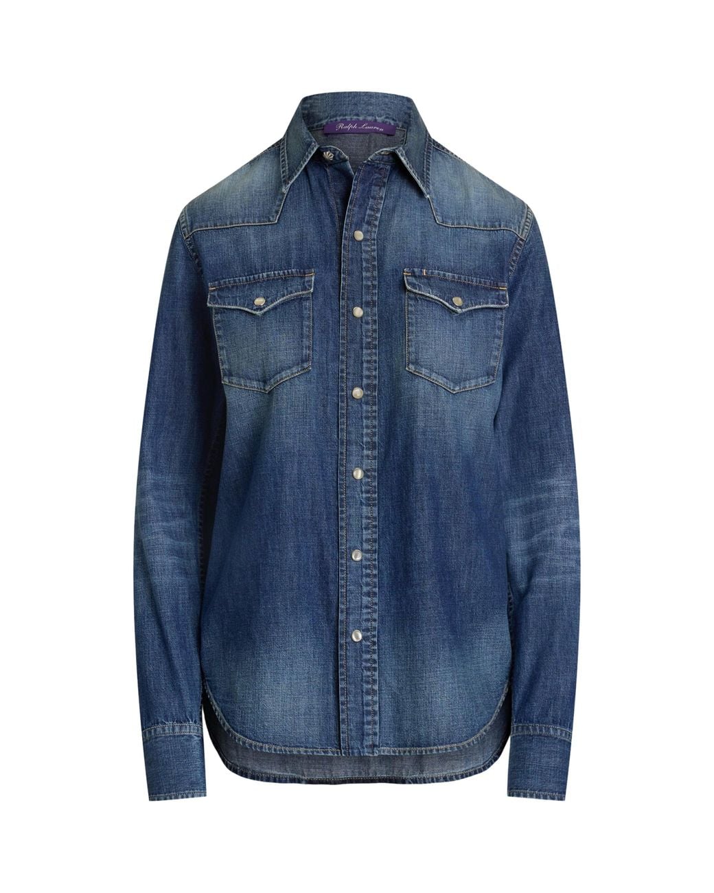 Ralph Lauren Blue Denim Western Shirt