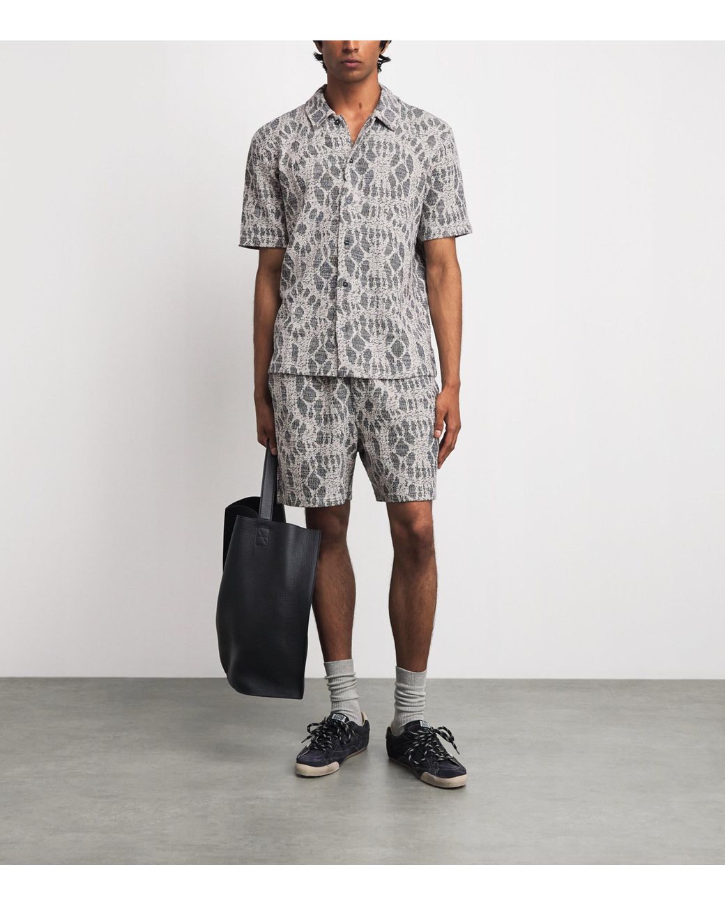 Samsøe & Samsøe Gray Elasticated Sajabari Shorts for men