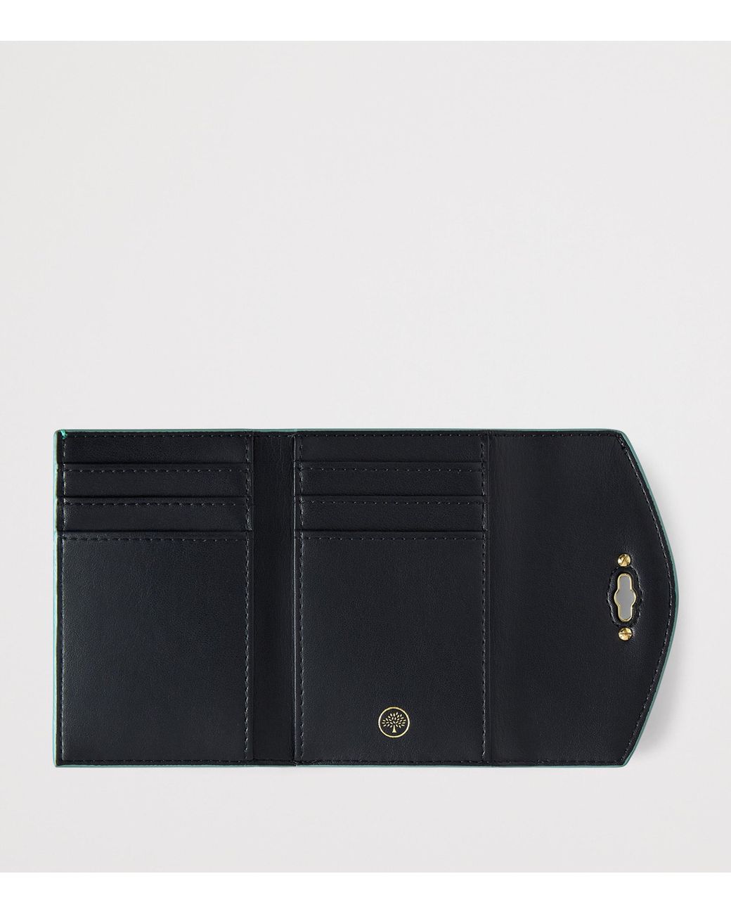Mulberry Blue Small Leather Folded Darley Wallet