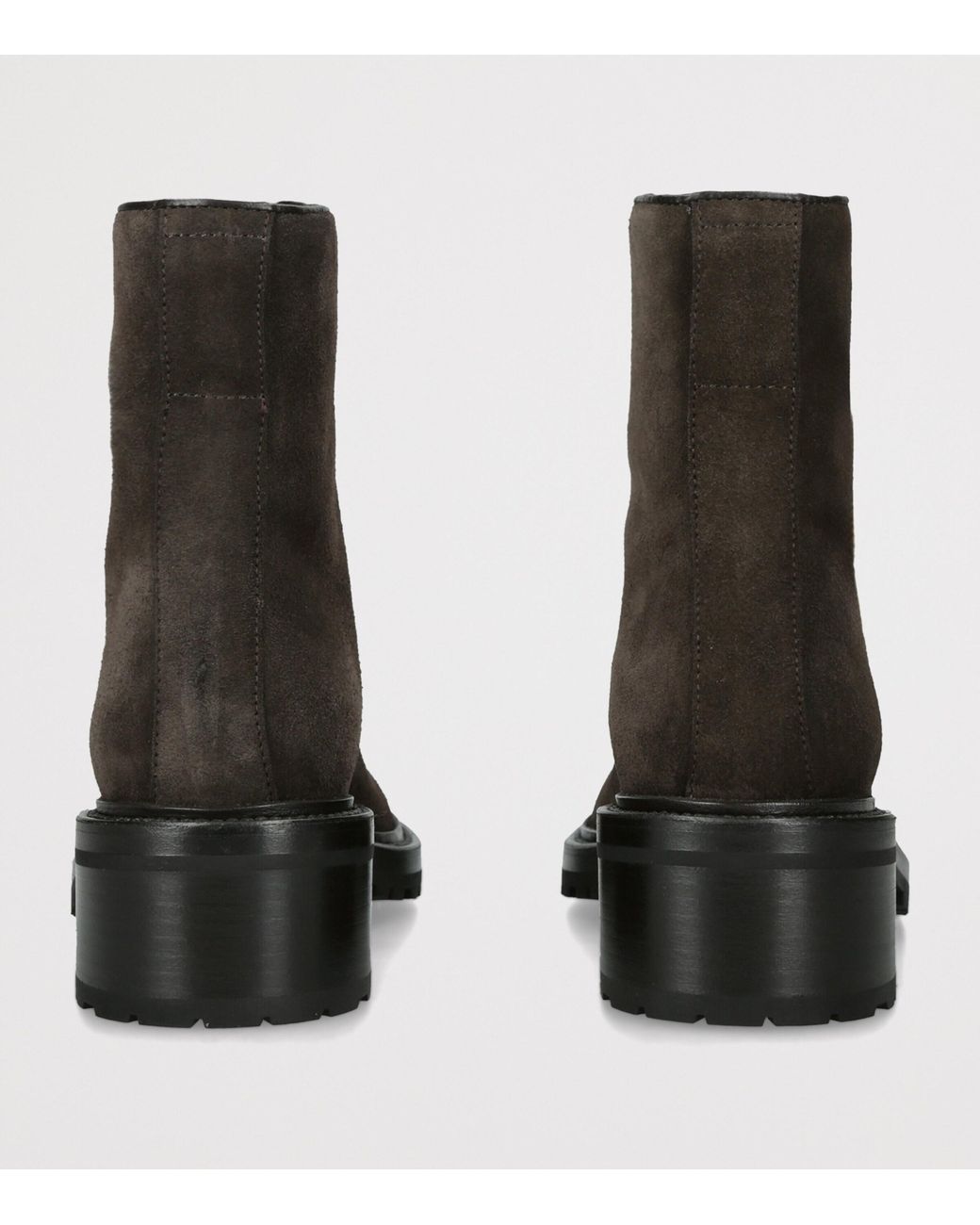 The Row Black Hike Suede Ankle Boots 15