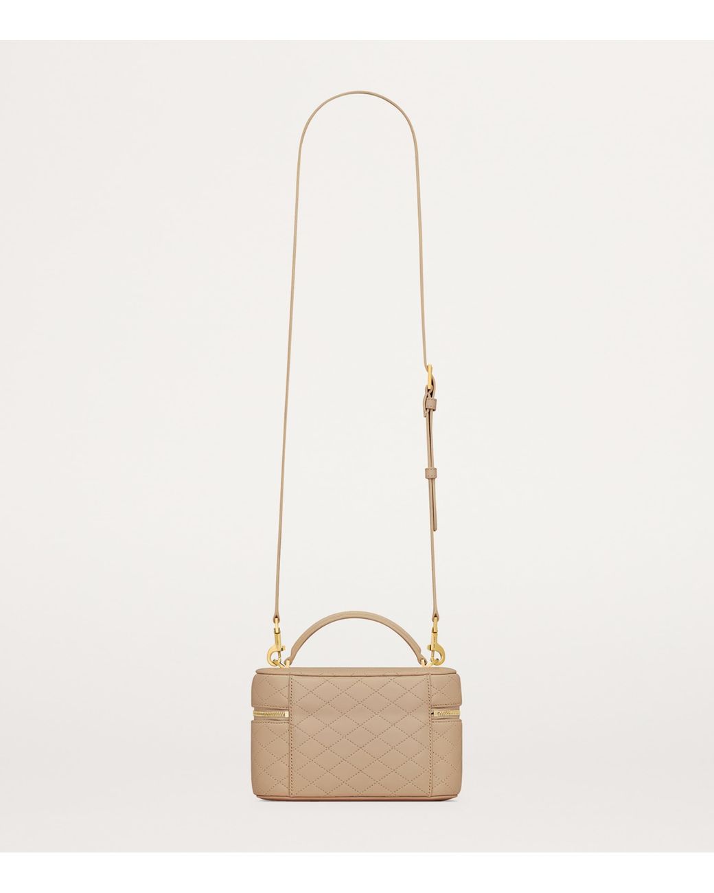 Saint Laurent Natural Micro Gaby Top-Handle Bag