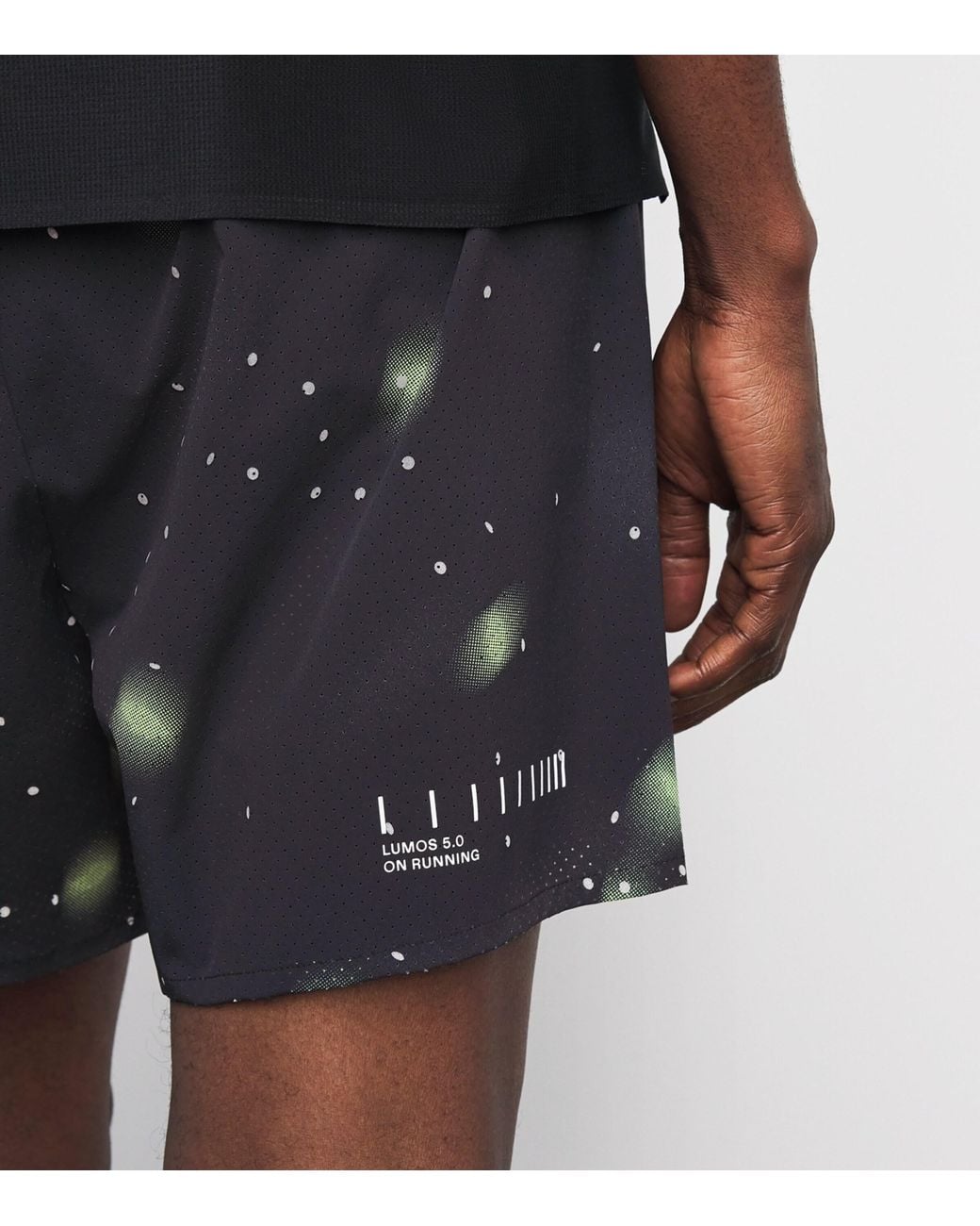 On Shoes Blue Reflective Lumos Performance Shorts for men