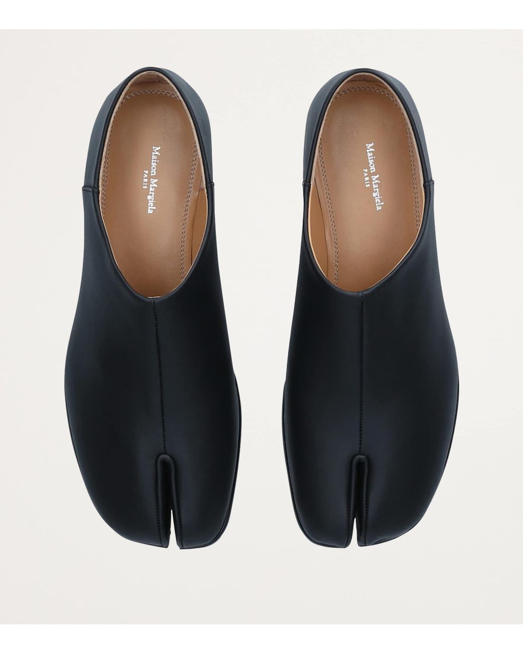 Maison Margiela Blue Nappa Leather Tabi Babouche Mules for men