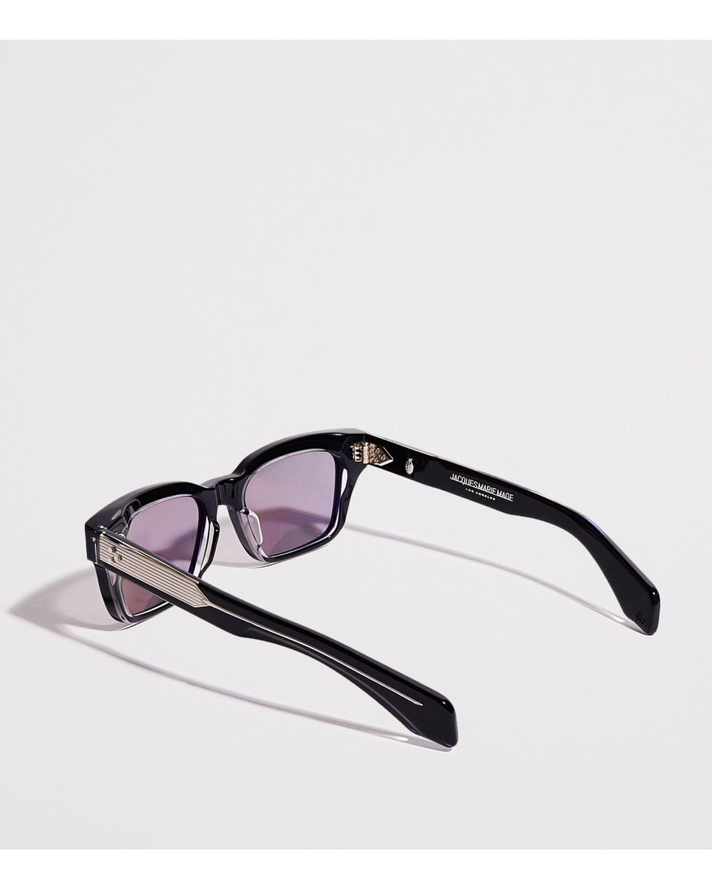 Jacques Marie Mage Black Acetate Molino Sunglasses for men